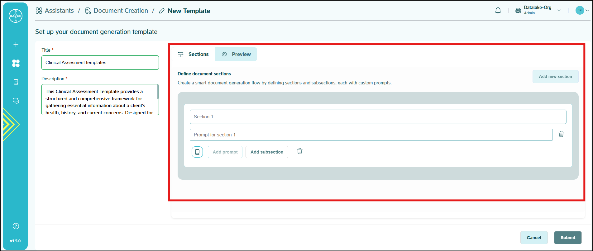 Document Creation Assistant