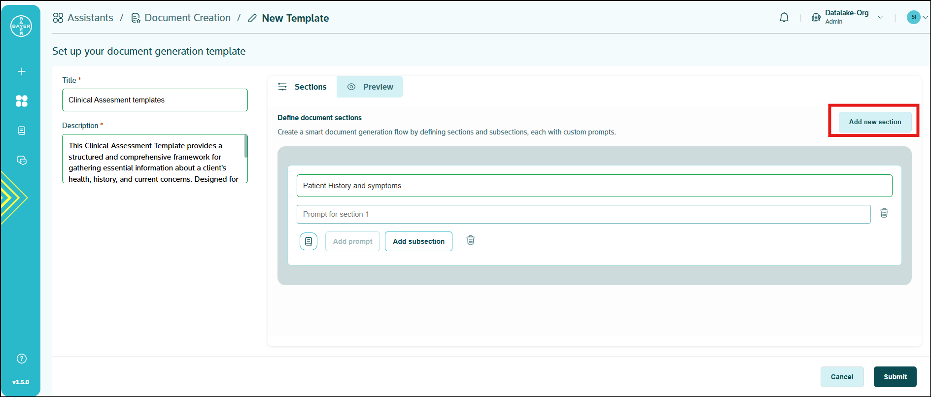 Document Creation Assistant