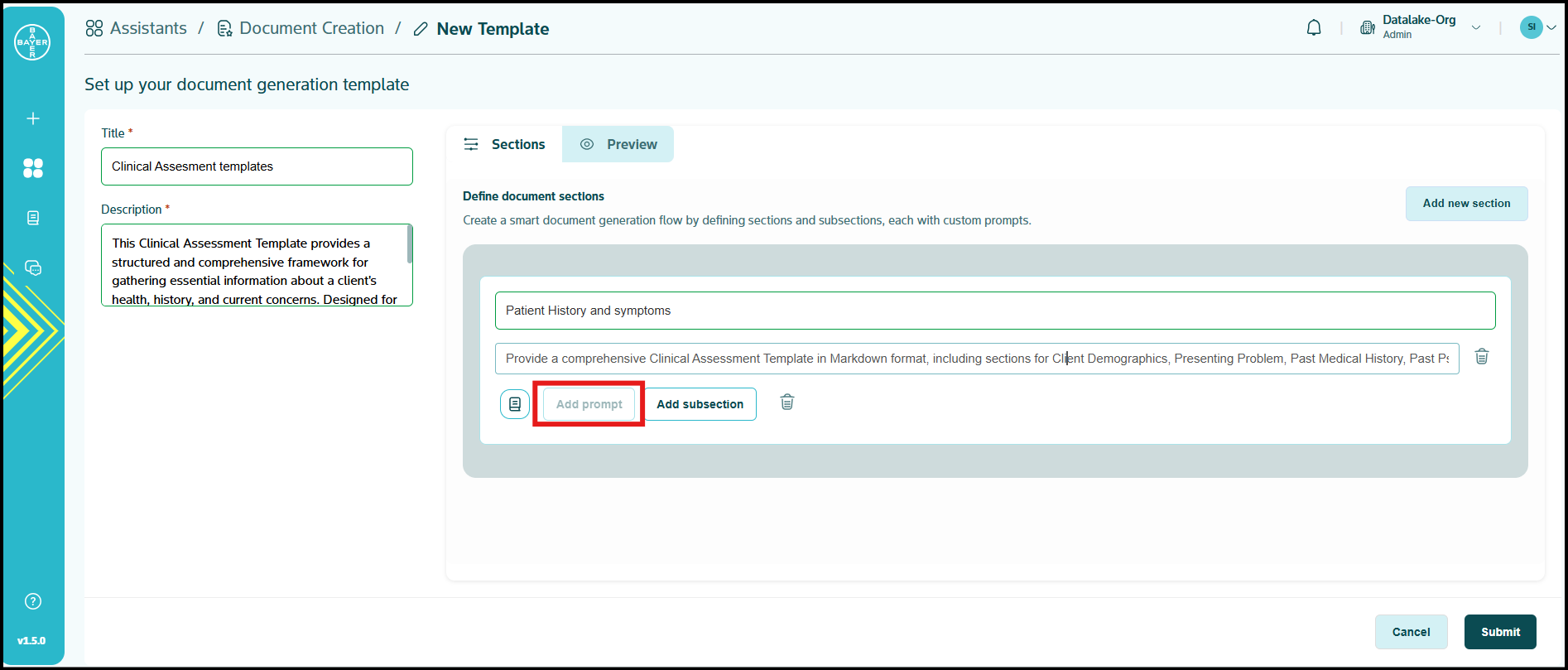 Document Creation Assistant