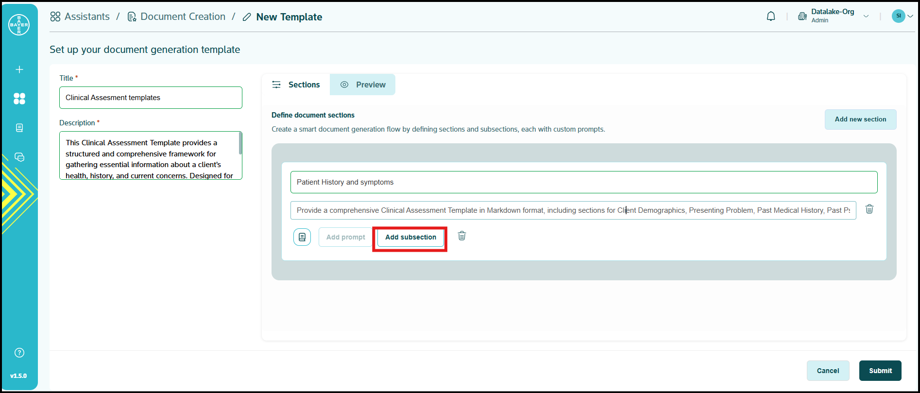 Document Creation Assistant