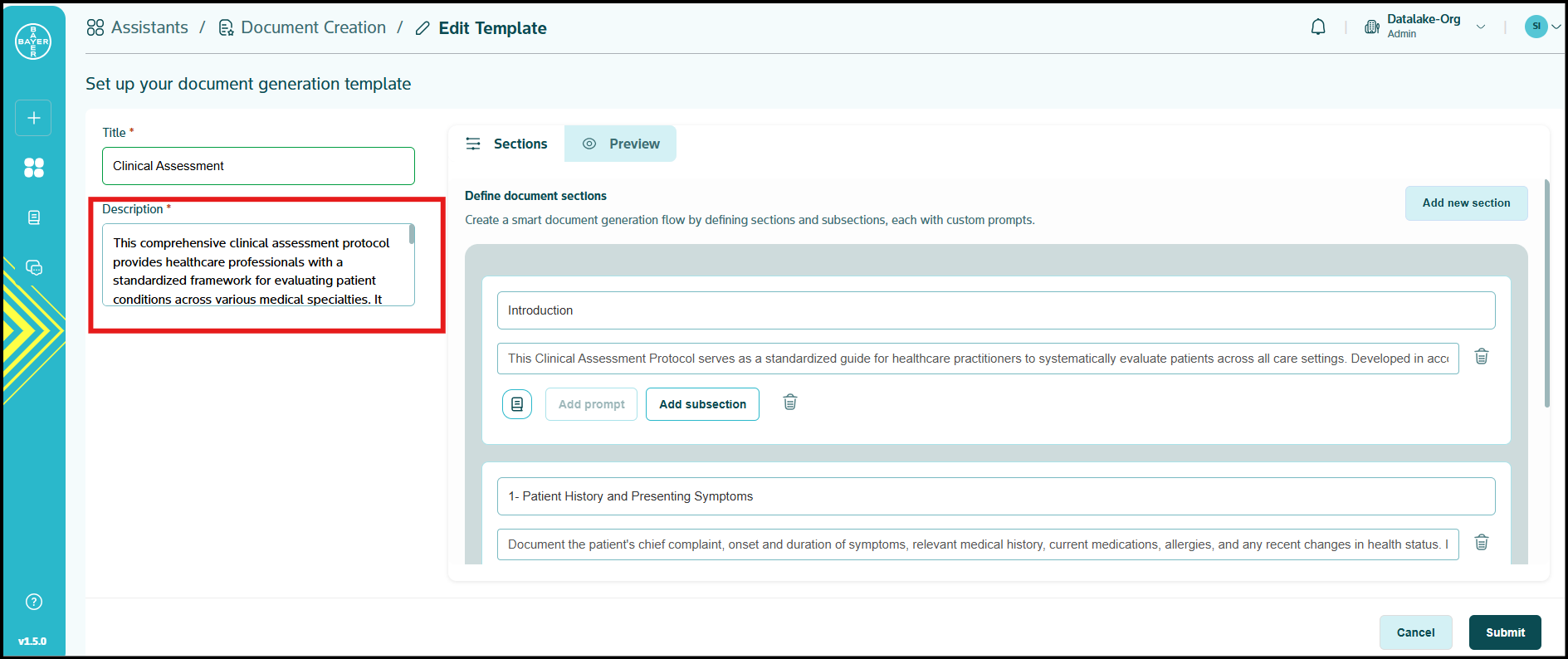 Document Creation Assistant