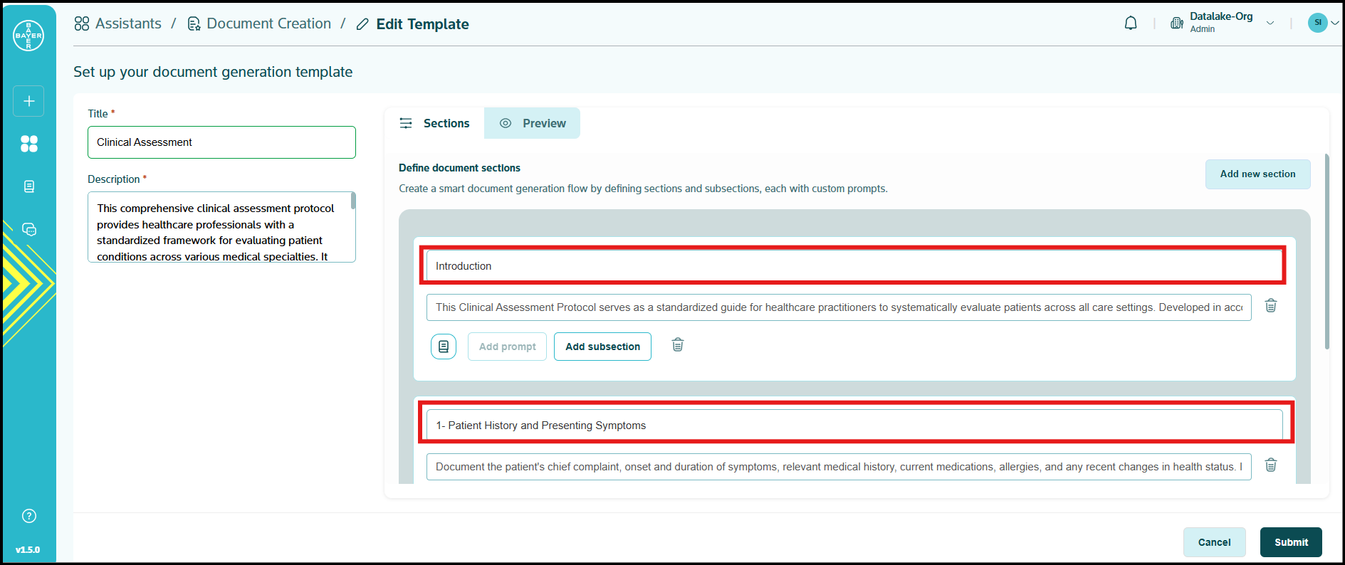 Document Creation Assistant