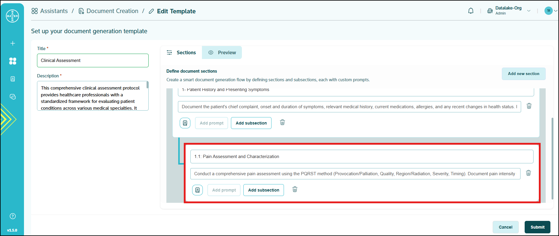 Document Creation Assistant