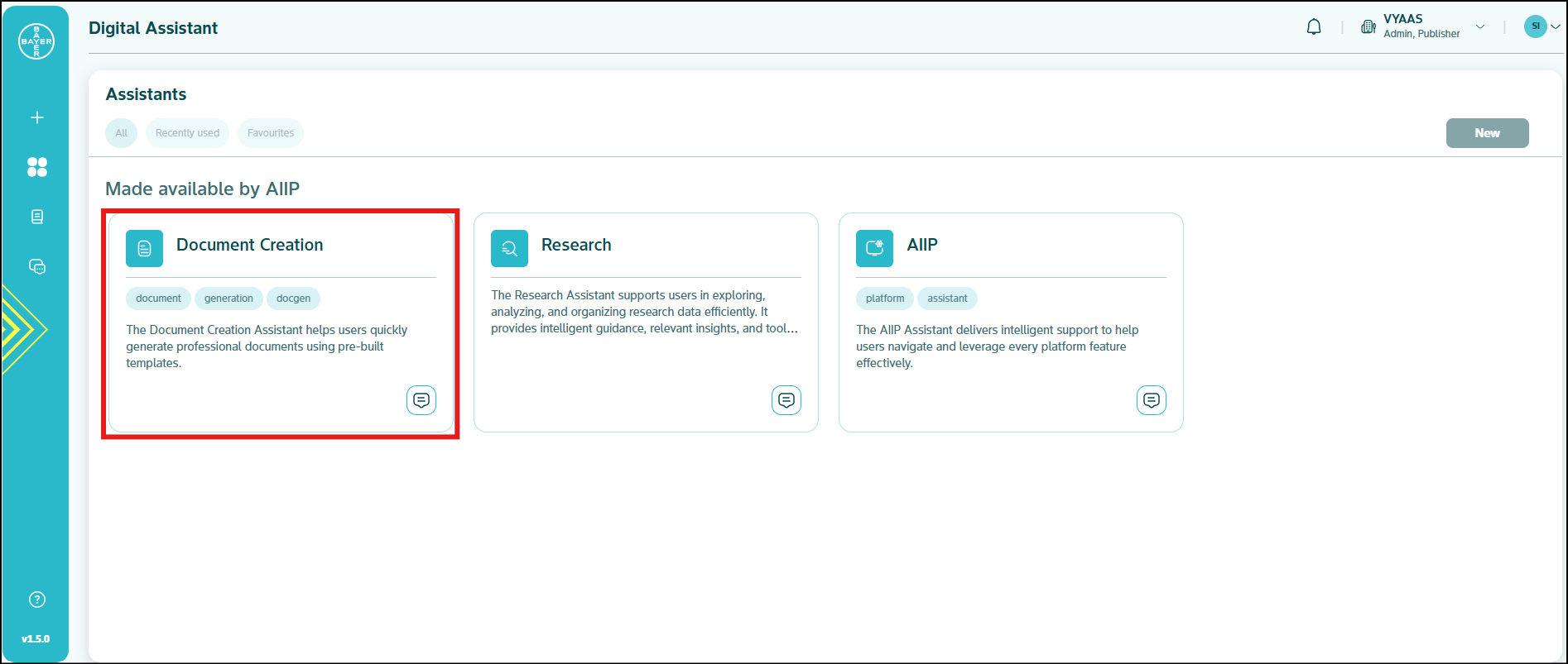 Document Creation Assistant