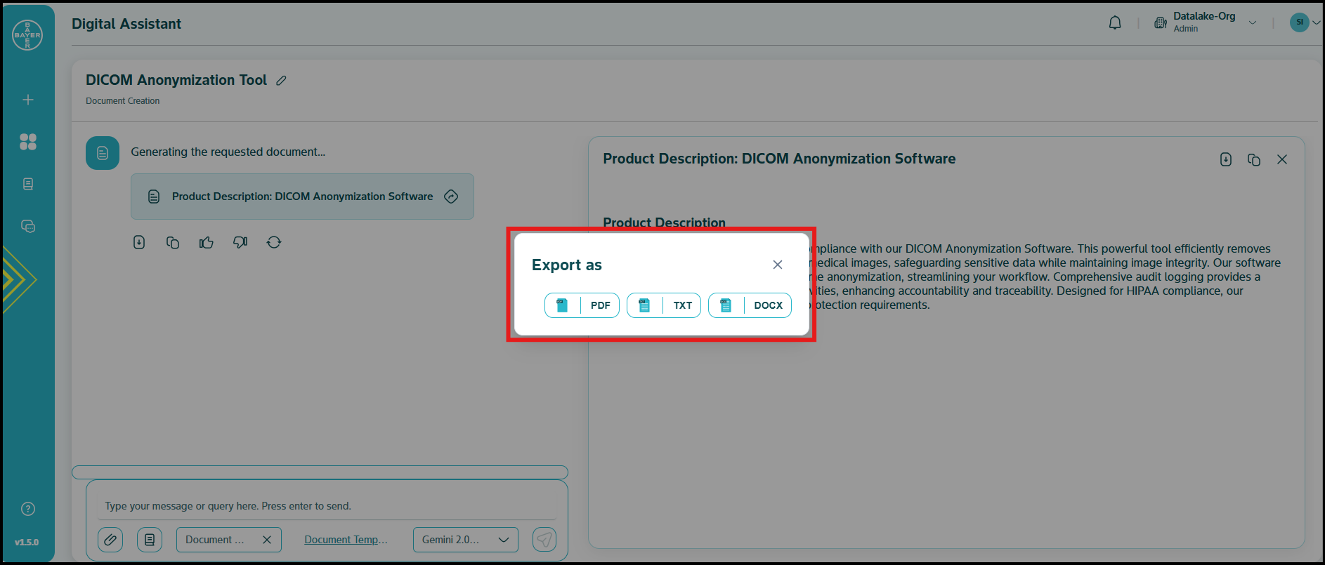 Document Creation Assistant