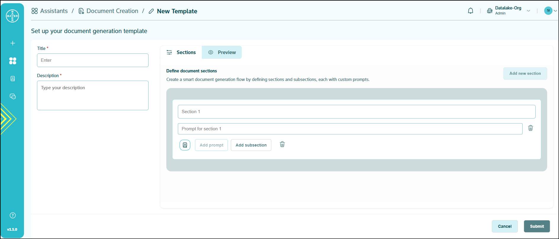 Document Creation Assistant