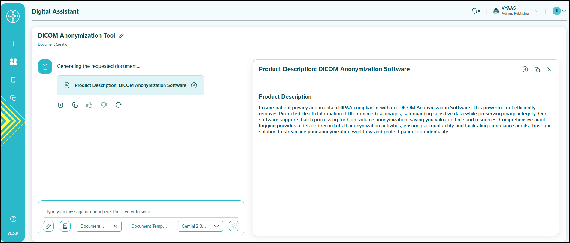 Document Creation Assistant