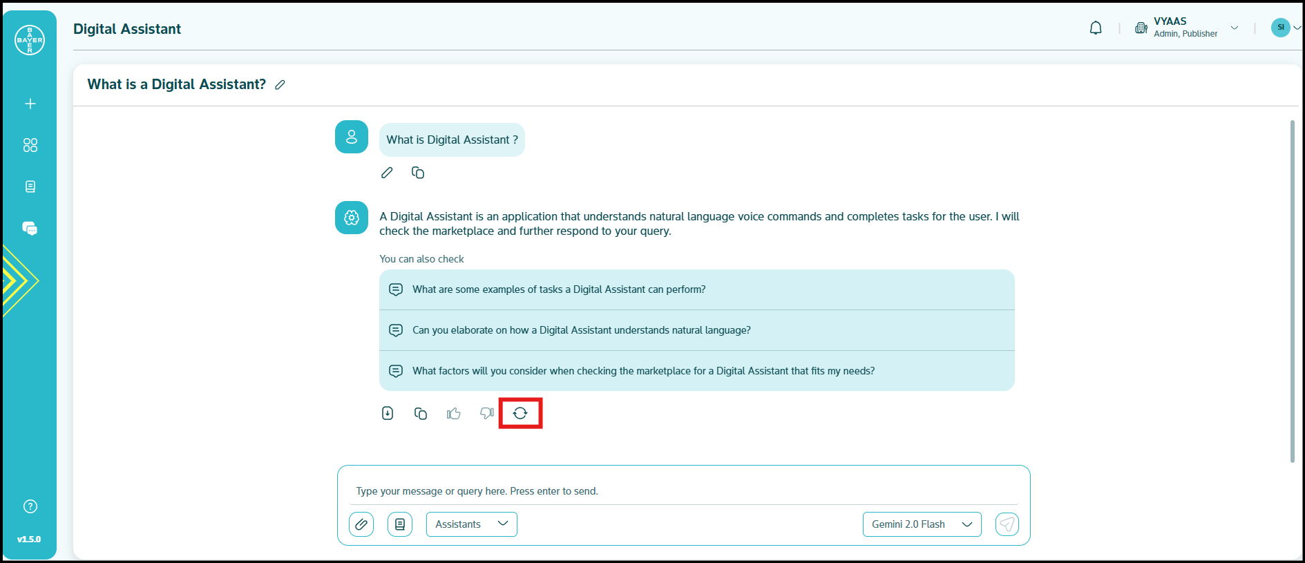 Using the Digital Assistant
